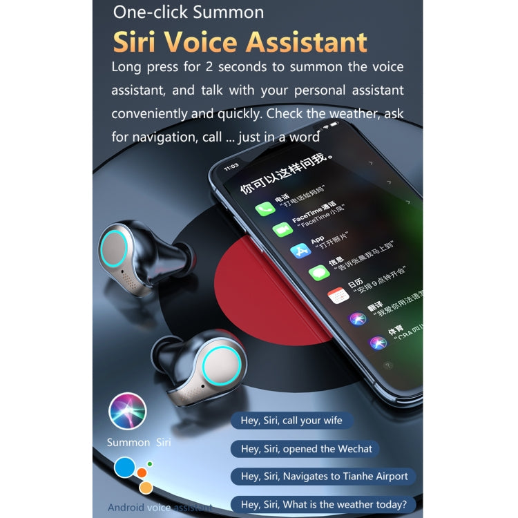M18 Bluetooth 5.1 Wireless Earbuds with LED Charging Case