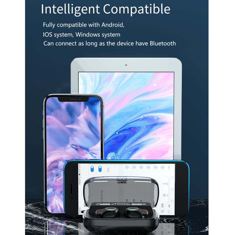 M18 Bluetooth 5.1 Wireless Earbuds with LED Charging Case